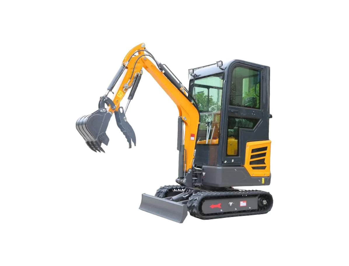 Excavator For Sale Bc: 1.8 Ton Closed Cab Excavator Diesel Engine 