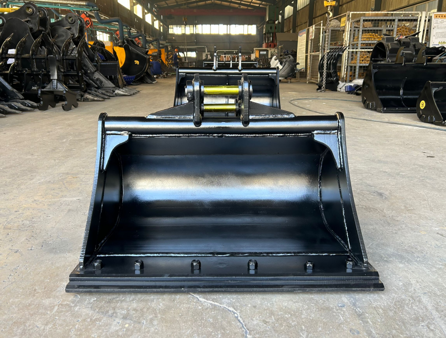 32" Clean up Bucket Fits Bobcat E20 Pin Grabber - construction equipment available in Vancouver, BC.