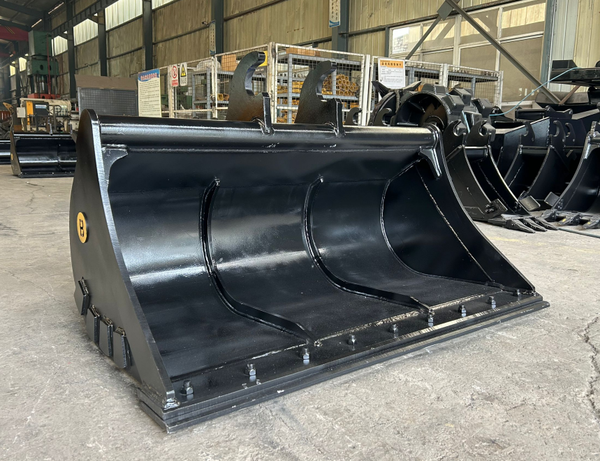 Durable 48" - 60" Clean up Bucket 6-12 Ton Excavator - Wedge - Pins - heavy equipment from Bully Dog Equipment.