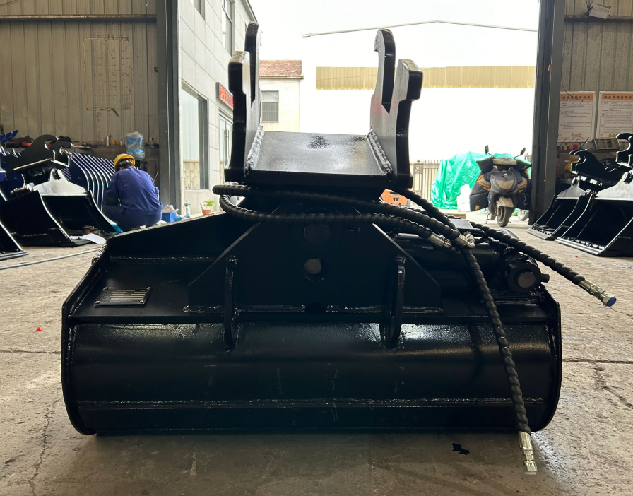 Durable 32" Tilt Bucket fits 1.7 Ton - 3 Ton Excavator Wedge, X- Change and Pin Couplers - heavy equipment from Bully Dog Equipment.