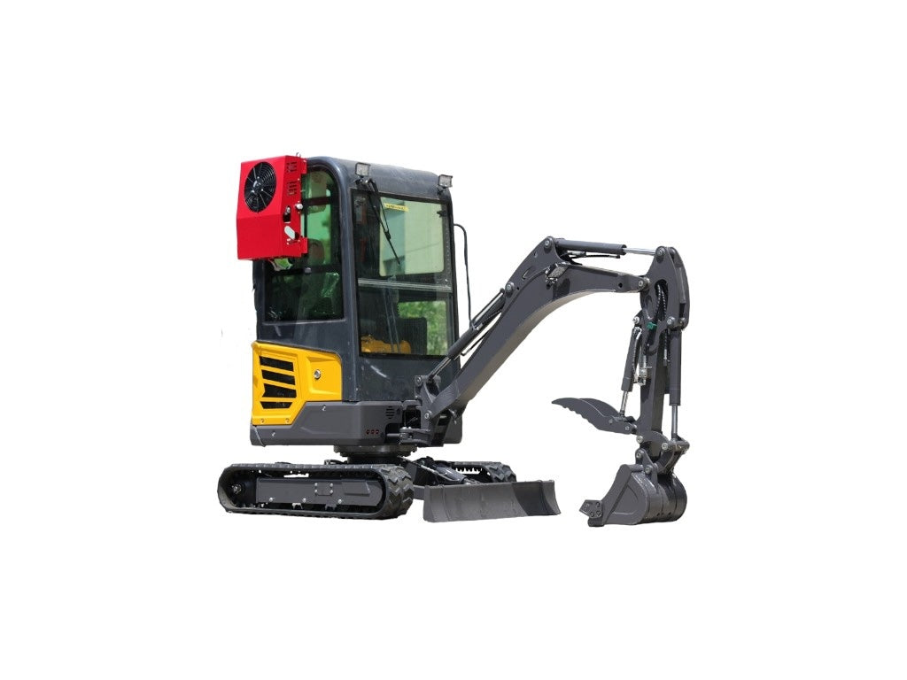 Top-quality 2 Ton Closed Cab Excavator with Kubota Diesel Engine AC and In Cab Heater - Excavator for Sale In BC designed for heavy-duty performance.