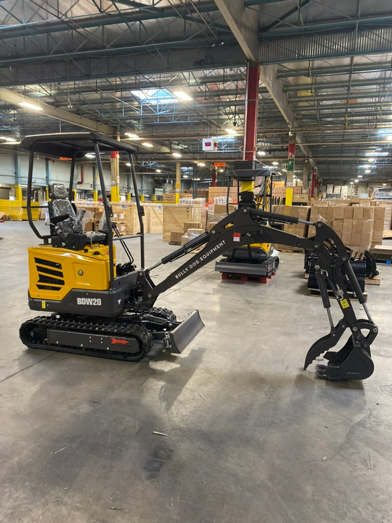 High-quality 2 Ton Roof Excavator 2 Speed Drive Motors with Kubota Diesel Engine - Excavator For Sale BC available at Bully Dog Equipment.