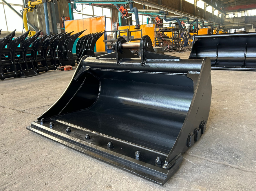 Image of 36" Clean up Bucket Fits Cat 303 - Cat 304 Pin Grabber Coupler from Bully Dog Equipment.