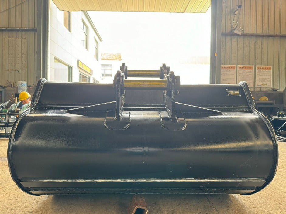 Durable 54" Clean up Bucket 12-16 Ton Excavator WBM 120 / CWS 120 / Cat pins - heavy equipment from Bully Dog Equipment.