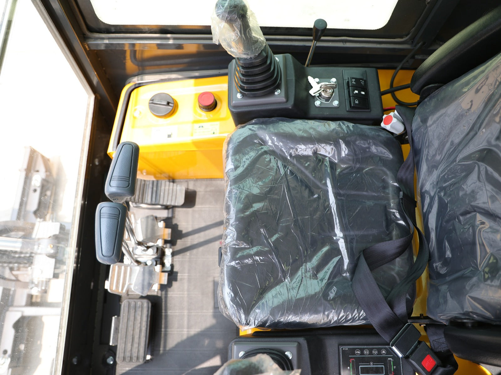 2 Ton Closed Cab Excavator with Kubota Diesel Engine AC and In Cab Heater - Excavator for Sale In BC for sale at Bully Dog Equipment in Vancouver, BC.