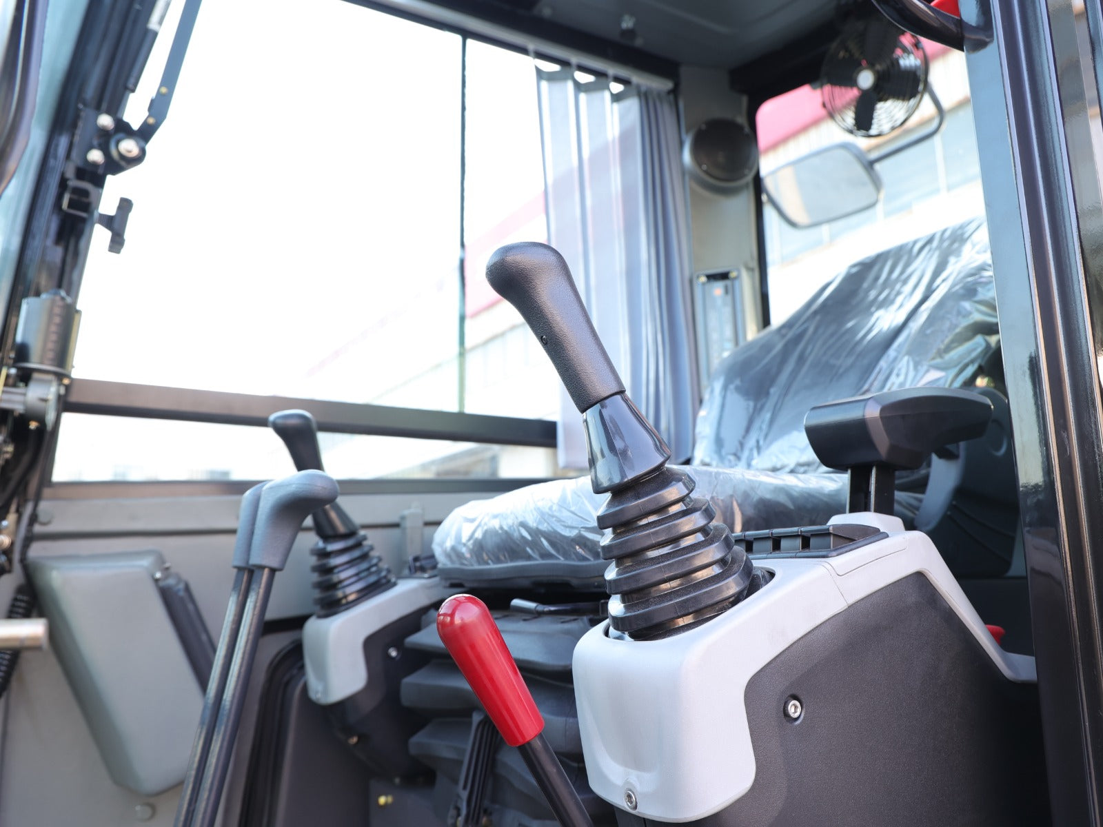 Top-quality 3.8 Ton Closed Cab Excavator with Kubota Engine AC in Cab Heater and 2 Speed Drive Motor - Excavator For Sale in BC designed for heavy-duty performance.