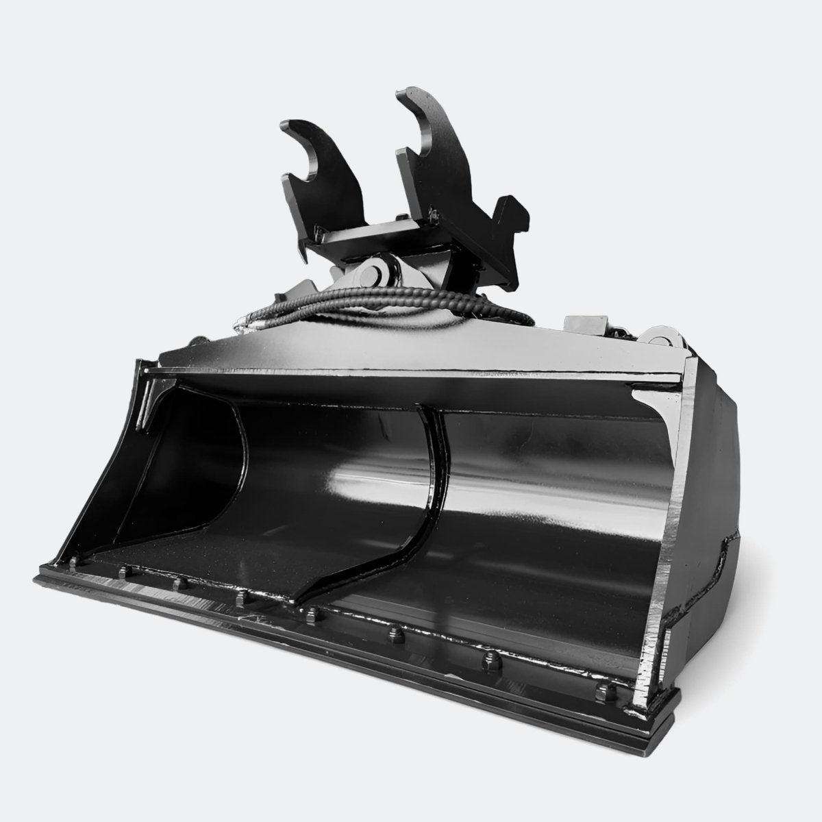 Excavator Bucket: Tilt / Wrist Bucket, 5 ton – 6 ton Excavator - 48" - John Deere 50–60 wedge (WBM 50) - Bully Dog Equipment