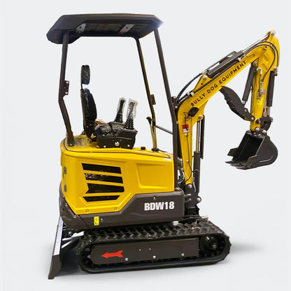 1.8 ton Roof Excavator with Kubota Diesel Engine - Bully Dog Equipment