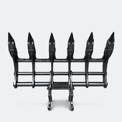 32" Brush / Root Rake, 1.5 ton – 2.5 ton Excavator - John Deere 17 wedge (WBM 17) - Bully Dog Equipment