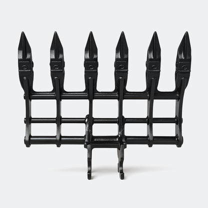 32" Brush / Root Rake, 1.5 ton – 2.5 ton Excavator - Kubota 17 wedge - Bully Dog Equipment