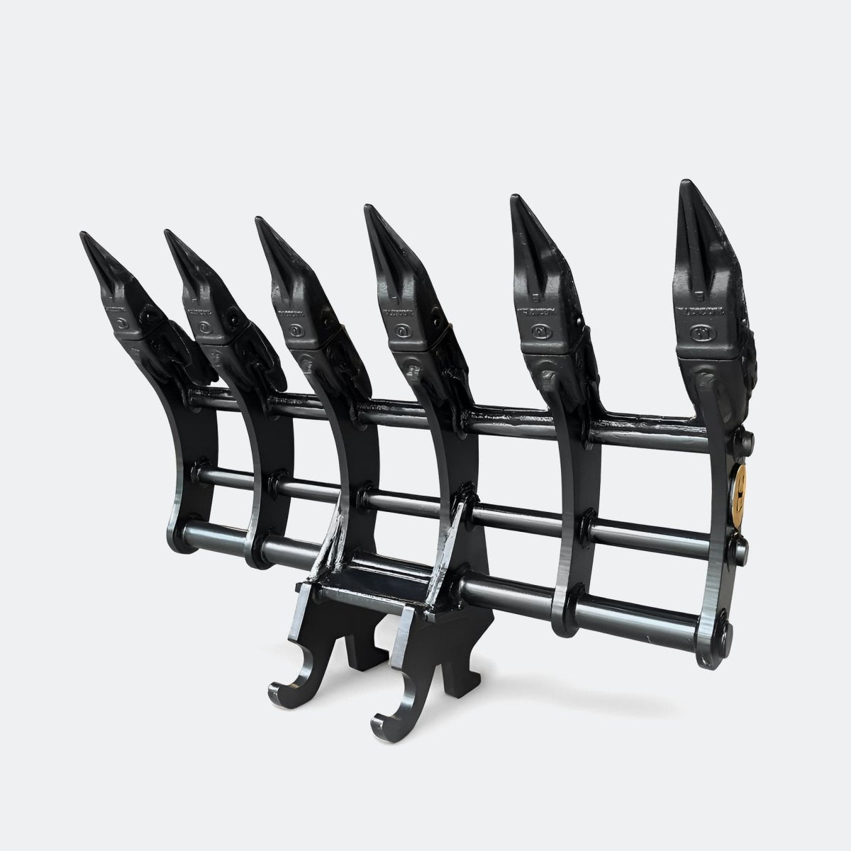 32" Brush / Root Rake, 1.5 ton – 2.5 ton Excavator - Kubota 17 wedge - Bully Dog Equipment