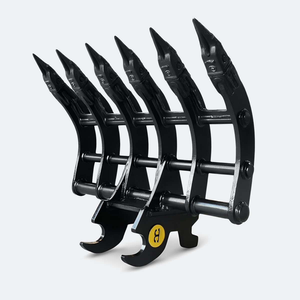 36" Brush / Root Rake, 2.5 ton – 4 ton Excavator - John Deere 26–40 wedge (WBM 35) - Bully Dog Equipment