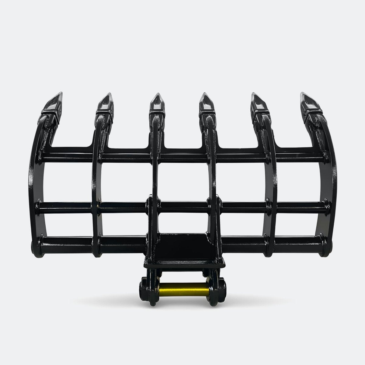 36" Brush / Root Rake, 2.5 ton – 4 ton Excavator - Caterpillar 303–304 pins - Bully Dog Equipment