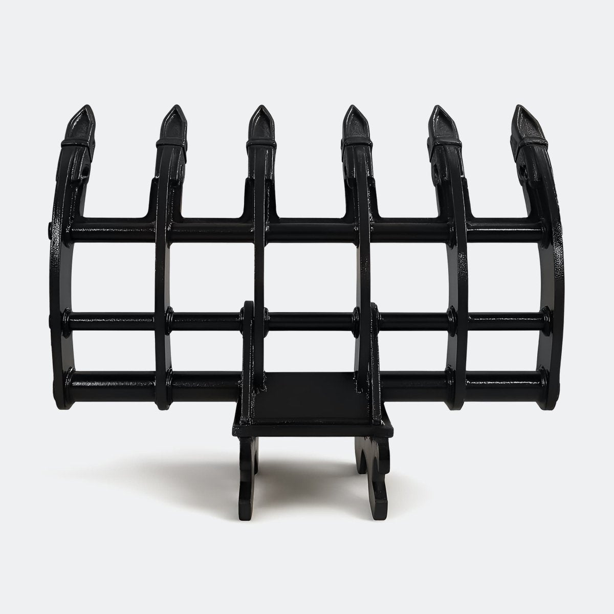 36" Brush / Root Rake, 2.5 ton – 4 ton Excavator - Kubota 26–40 wedge - Bully Dog Equipment