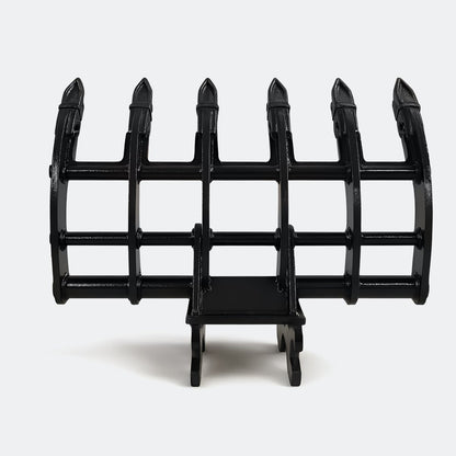 36" Brush / Root Rake, 2.5 ton – 4 ton Excavator - John Deere 26–40 wedge (WBM 35) - Bully Dog Equipment