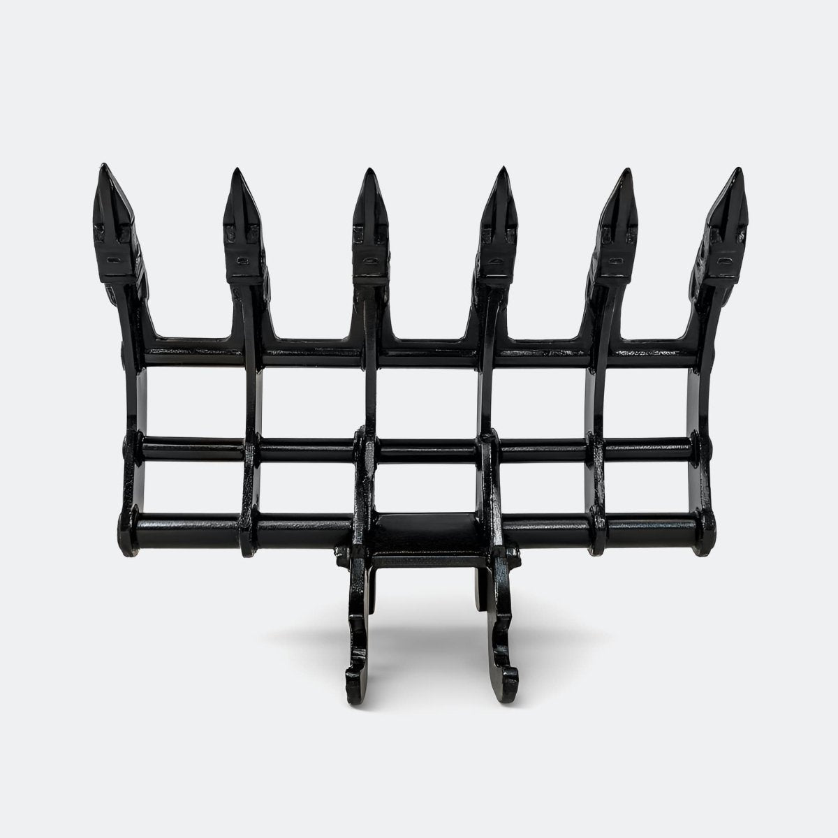 36" Brush / Root Rake, 2.5 ton – 4 ton Excavator - Kubota 26–40 wedge - Bully Dog Equipment