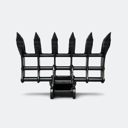 36" Brush / Root Rake, 2.5 ton – 4 ton Excavator - Bobcat X - Change - Bully Dog Equipment