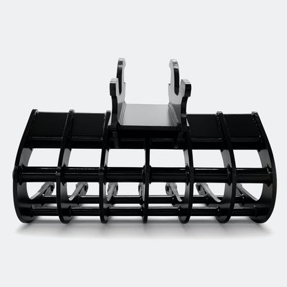 42" Scoop Rake, 4 ton – 6 ton Excavator - John Deere 50–60 wedge (WBM 50) - Bully Dog Equipment