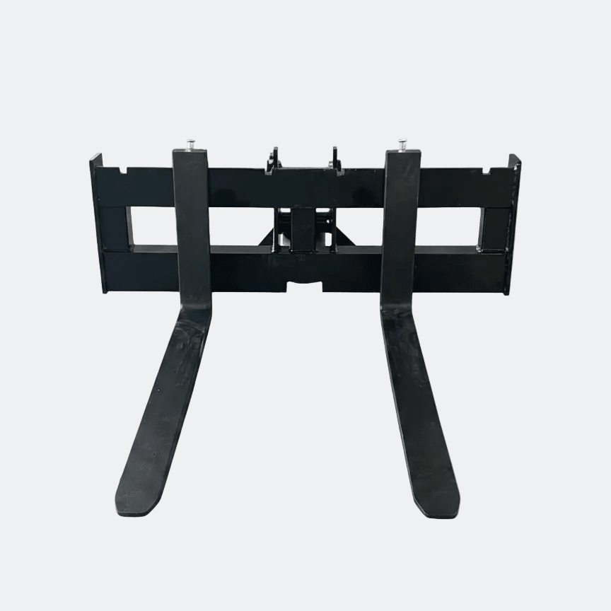 48" Pallet Forks for 5 - 7 ton Excavator - Bully Dog Equipment