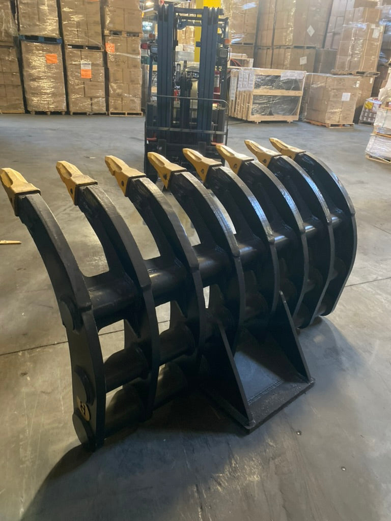 70" Brush Rake 30-40 Ton Excavator with WBM 300 Coupler