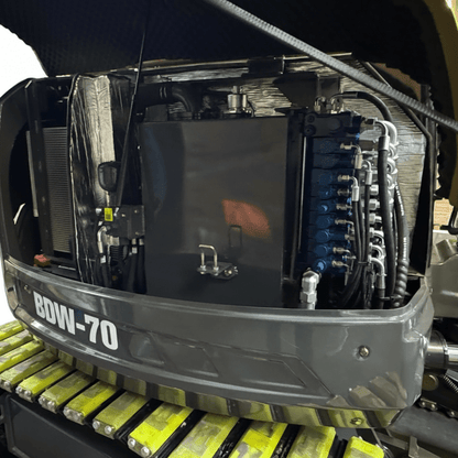 7 ton Closed Cab Excavator with Kubota Diesel Engine and in Cab Heater - Bully Dog Equipment