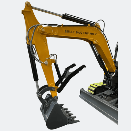 7 ton Closed Cab Excavator with Kubota Diesel Engine and in Cab Heater - Bully Dog Equipment
