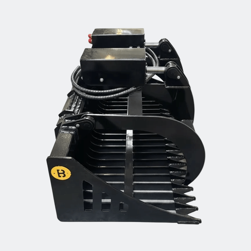 72" Skid Steer Rock Skeleton Grapple Bucket - Bully Dog Equipment