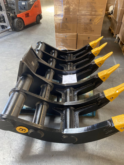 70" Brush Rake 25 Ton Excavator with WBM 250 Coupler