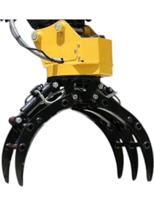 Rotating Hydraulic Log Grapple 2 Ton - 4 Ton Excavator