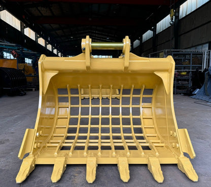 Image of 48" Skeleton Digging Bucket 120-170 Excavator Wedge or Pin Coupler from Bully Dog Equipment.