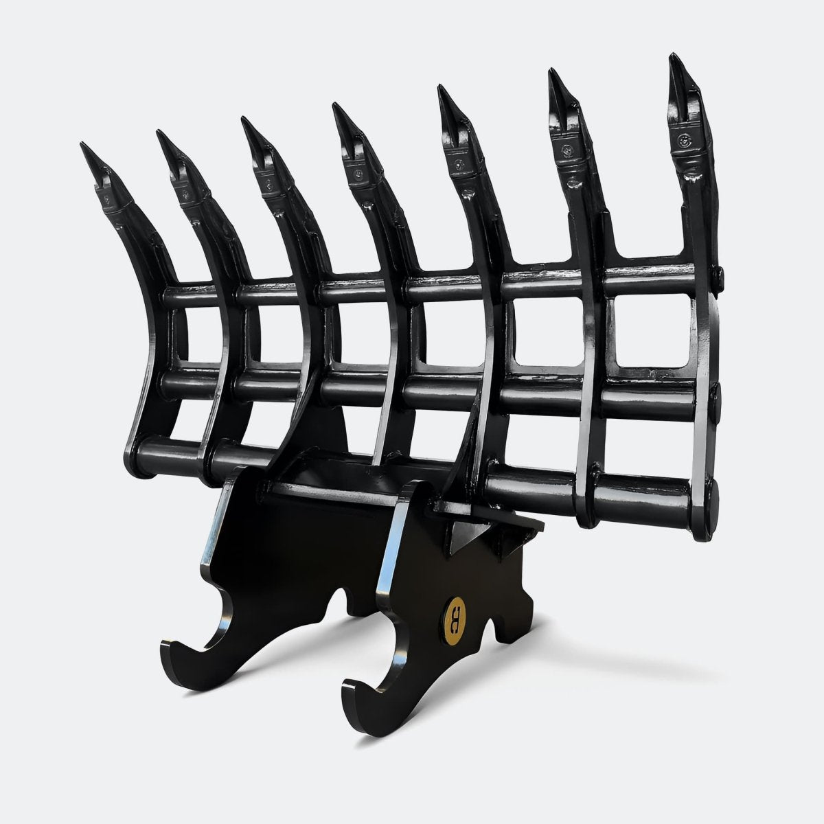 Brush Rake, 10 ton – 13 ton Excavator - 48" - CWS 120 wedge lugging - Bully Dog Equipment