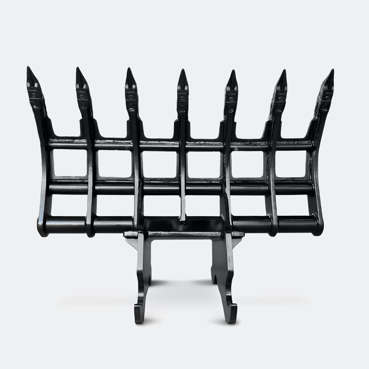 Brush Rake, 10 ton – 13 ton Excavator - 48" - CWS 120 wedge lugging - Bully Dog Equipment