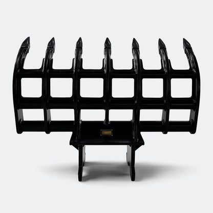 Brush Rake, 10 ton – 13 ton Excavator - 48" - CWS 120 wedge lugging - Bully Dog Equipment