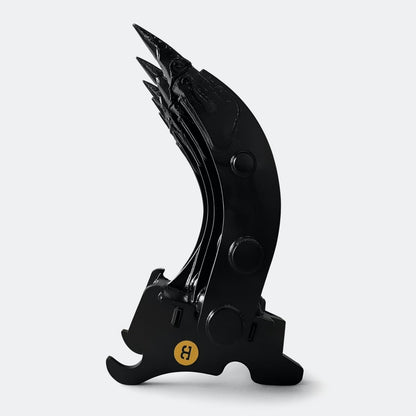 Brush Rake, 10 ton – 13 ton Excavator - 48" - CWS 120 wedge lugging - Bully Dog Equipment