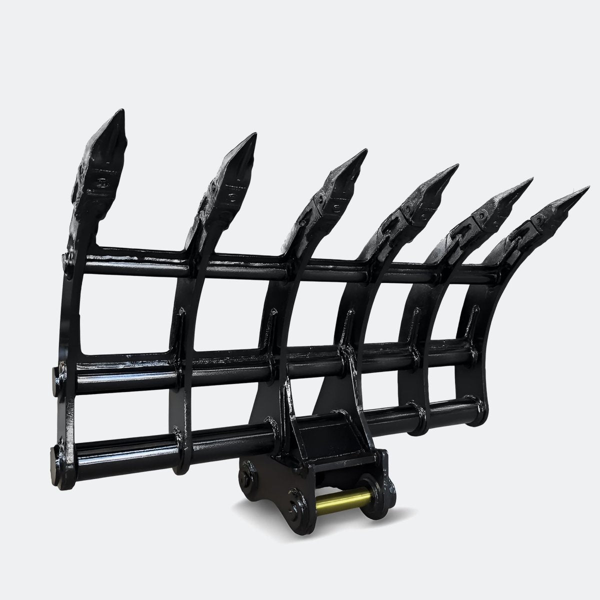 Brush Rake, 5 ton – 6 ton Excavator - 48" - Yanmar 50–60 pins - Bully Dog Equipment
