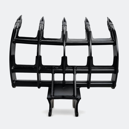 Brush Rake, 5 ton – 6 ton Excavator - 42" - Kubota 50–60 wedge - Bully Dog Equipment