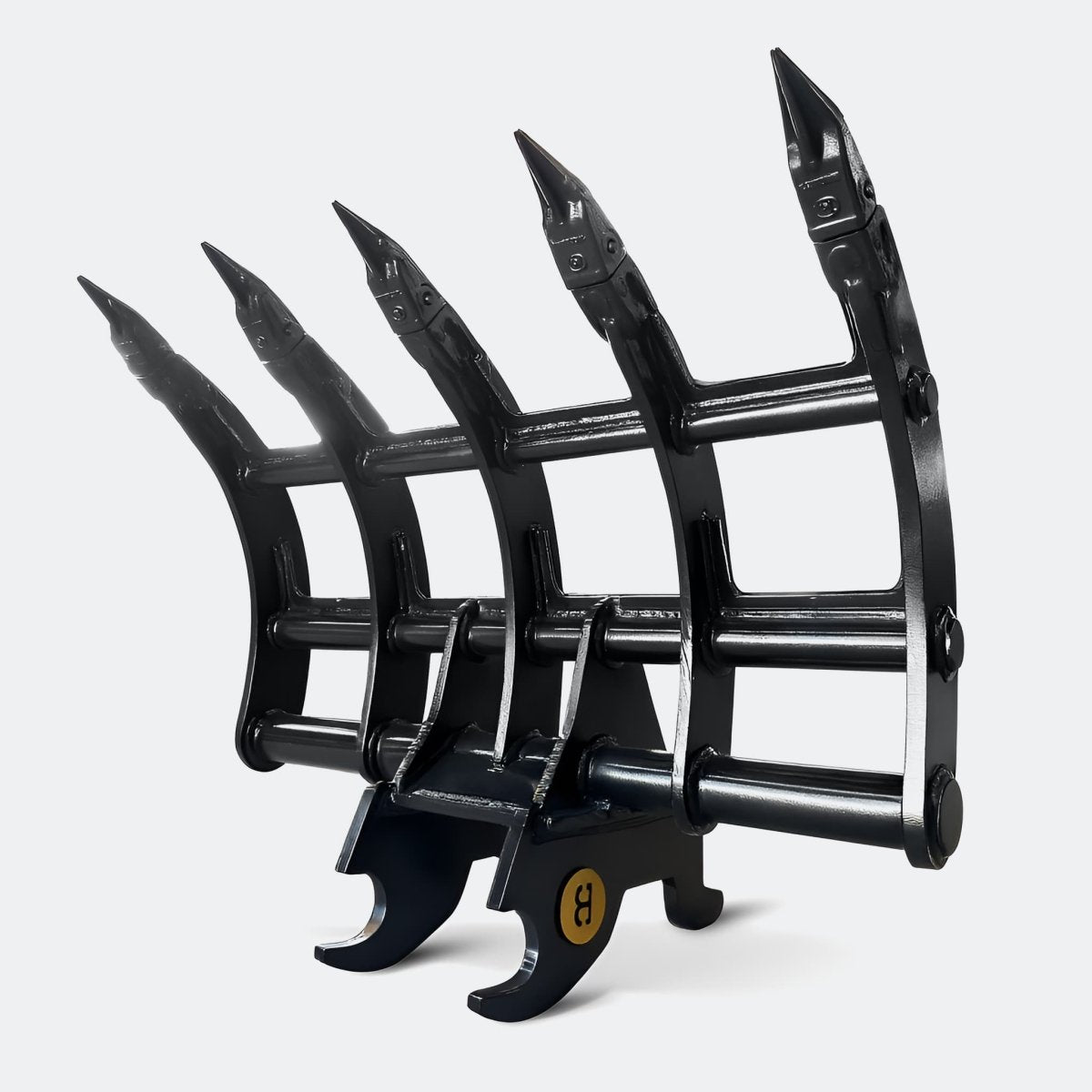 Brush Rake, 5 ton – 6 ton Excavator - 42" - John Deere 50–60 wedge (WBM 50) - Bully Dog Equipment