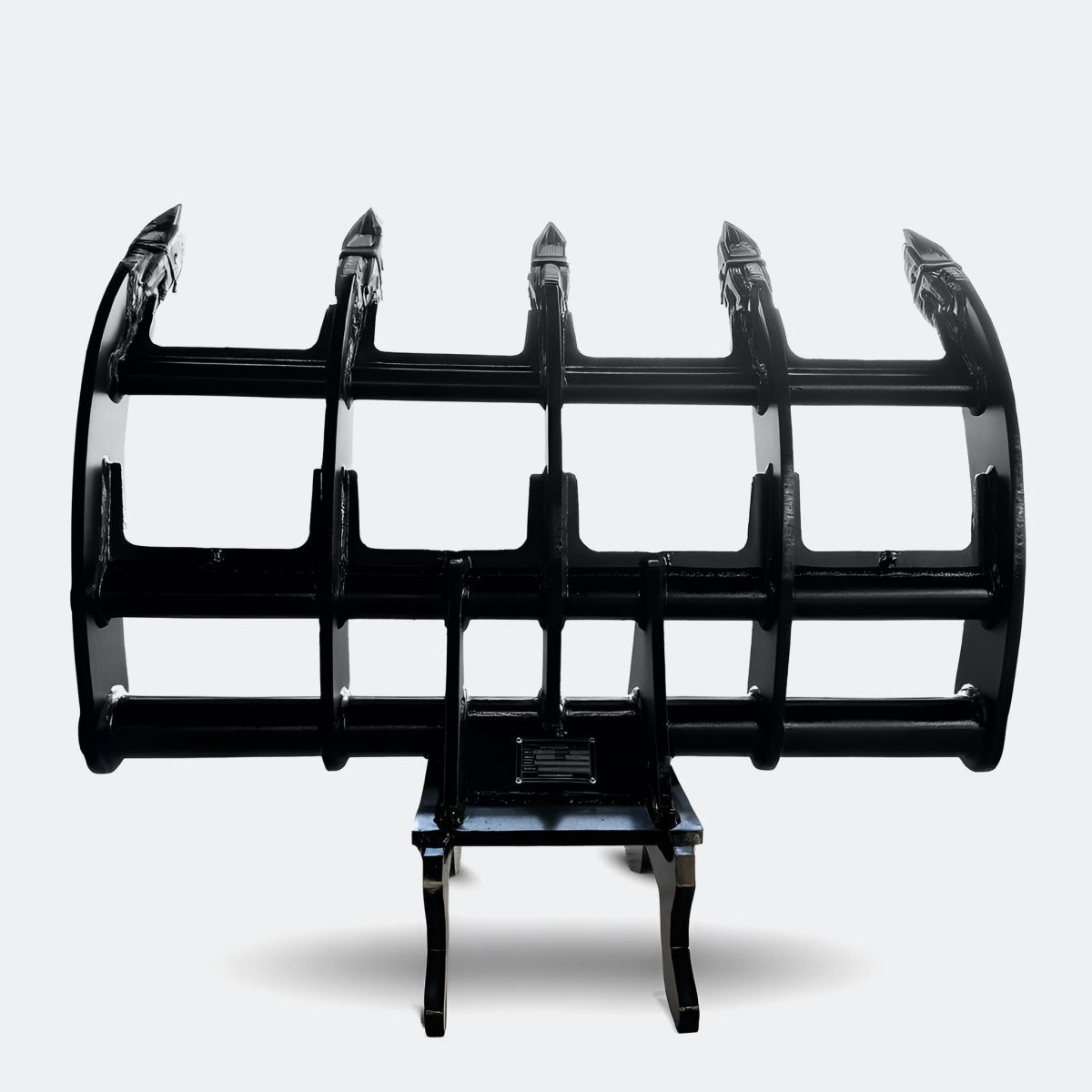 Brush Rake, 5 ton – 6 ton Excavator - 42" - John Deere 50–60 wedge (WBM 50) - Bully Dog Equipment