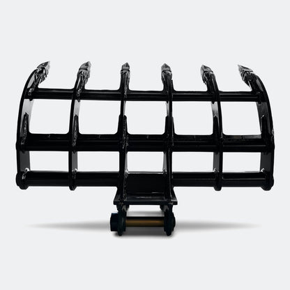 Brush Rake, 5 ton – 6 ton Excavator - 48" - Yanmar 50–60 pins - Bully Dog Equipment
