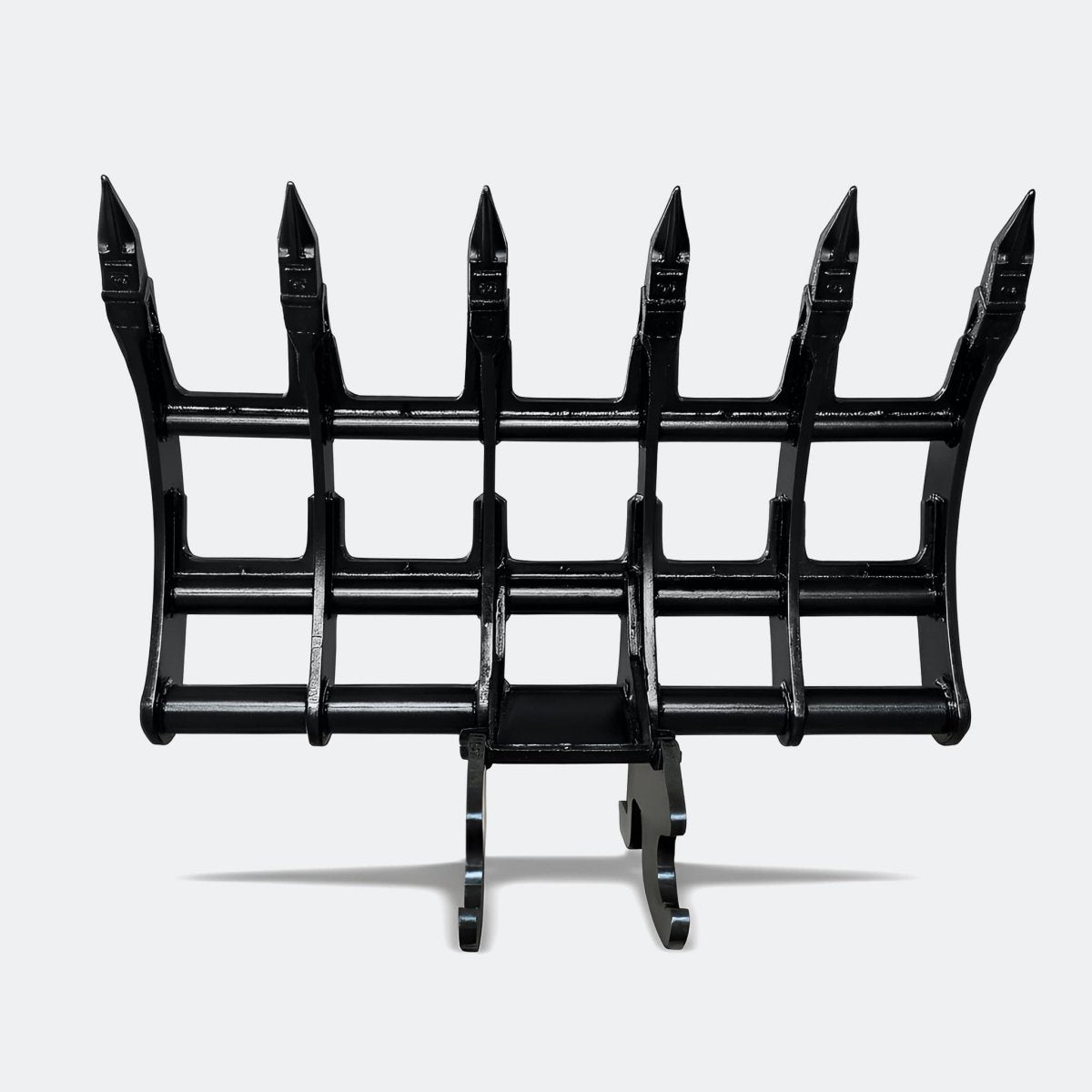 Brush Rake, 5 ton – 6 ton Excavator - 48" - Kubota 50–60 wedge - Bully Dog Equipment