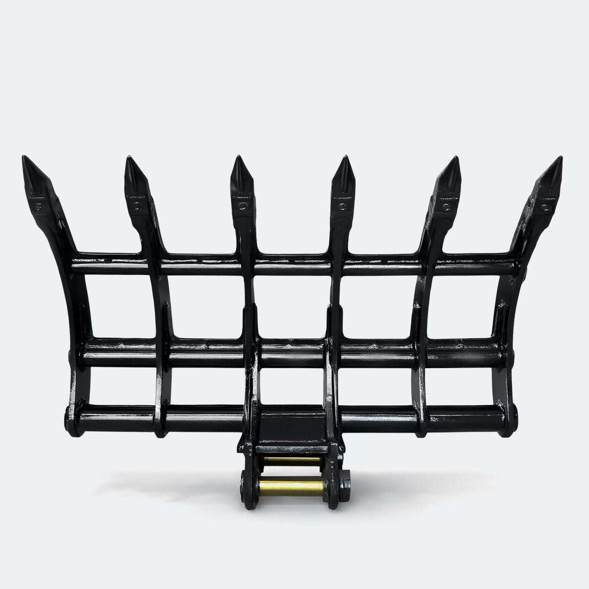 Brush Rake, 5 ton – 6 ton Excavator - 48" - Yanmar 50–60 pins - Bully Dog Equipment