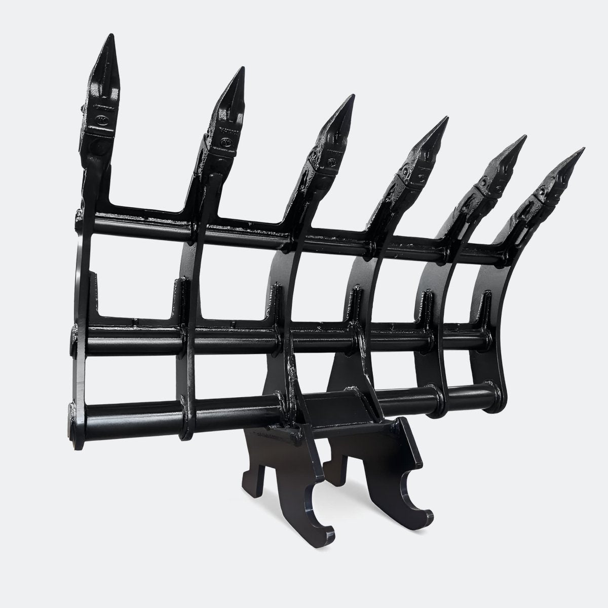 Brush Rake, 5 ton – 6 ton Excavator - 42" - John Deere 50–60 wedge (WBM 50) - Bully Dog Equipment