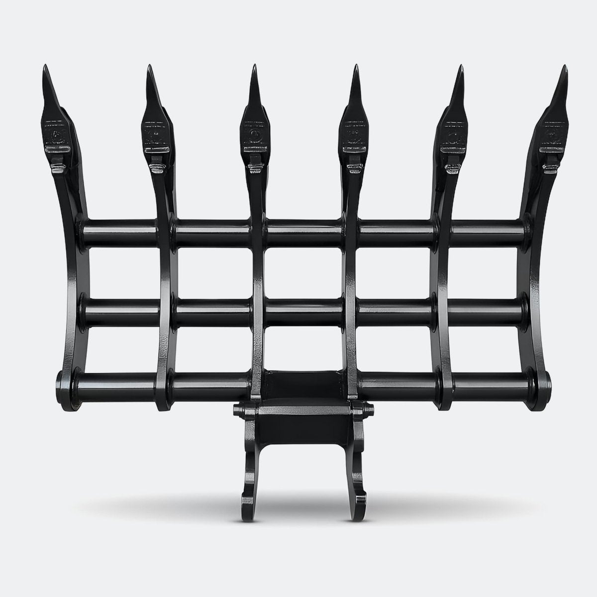 Brush Rake, 7 ton – 10 ton Excavator - 48" - Kubota KX080 wedge - Bully Dog Equipment