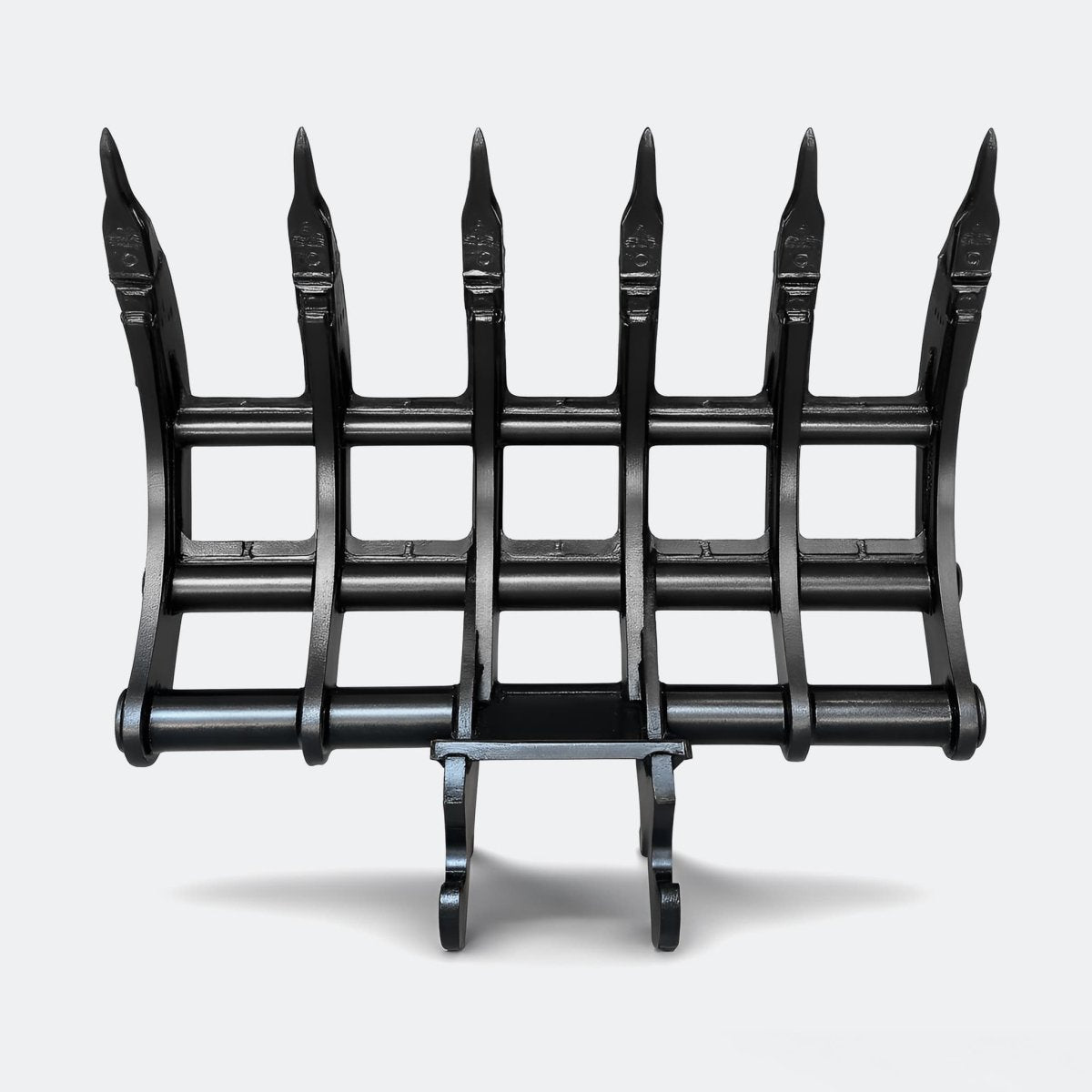 Brush Rake, 7 ton – 10 ton Excavator - 48" - John Deere 70–100 wedge (WBM 80) - Bully Dog Equipment