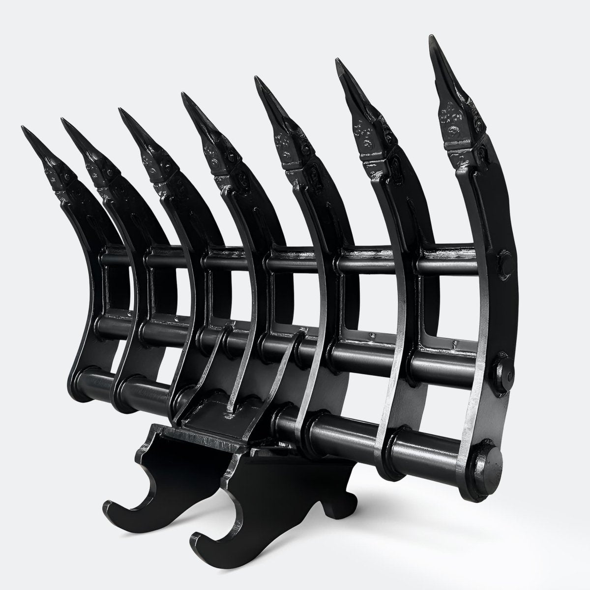 Brush Rake, 7 ton – 10 ton Excavator - 54" - John Deere 70–100 wedge (WBM 80) - Bully Dog Equipment