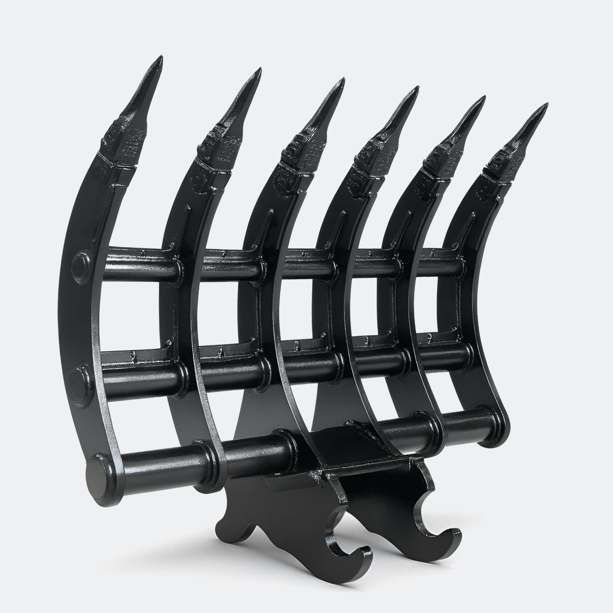 Brush Rake, 7 ton – 10 ton Excavator - 48" - John Deere 70–100 wedge (WBM 80) - Bully Dog Equipment