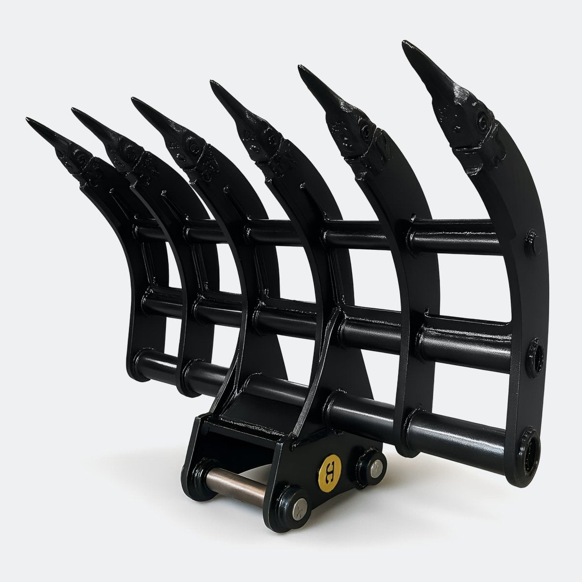 Brush Rake, 7 ton – 10 ton Excavator - 48" - Yanmar 70–100 pins - Bully Dog Equipment