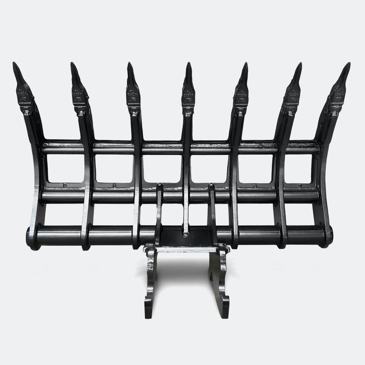 Brush Rake, 7 ton – 10 ton Excavator - 54" - John Deere 70–100 wedge (WBM 80) - Bully Dog Equipment