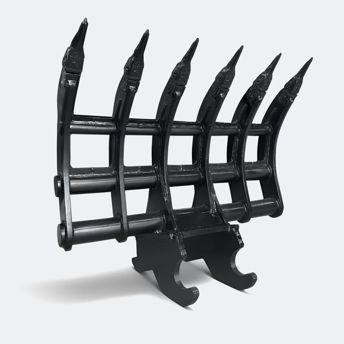 Brush Rake, 7 ton – 10 ton Excavator - 48" - Kubota KX080 wedge - Bully Dog Equipment