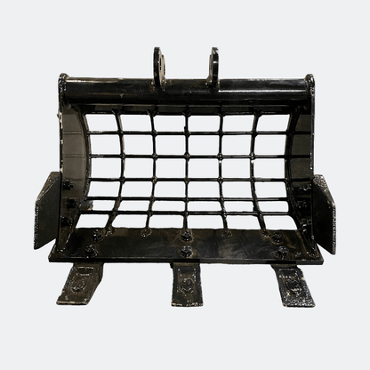 Chinese Mini Excavator: 17" Skeleton Digging Bucket, 25 mm pins - Bully Dog Equipment